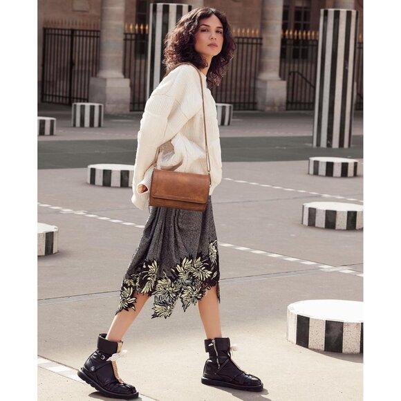 Small Leather Crossbody Bag Women Cell Phone Purse Wallet with Card Slots - Picture 2 of 6